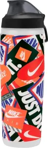 Пляшка для води Nike REFUEL BOTTLE LOCKING LID 32 OZ 946 мл біло-червоно-оранжево-синя N.101.3414.948.32