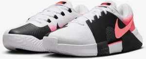 Кросівки тенісні Nike ZOOM GP CHALLENGE 1 HARD біло-чорно-коралові FB3147-102