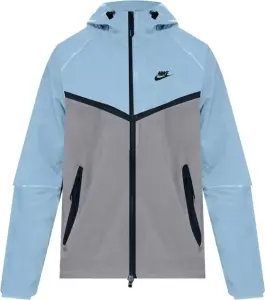 Ветровка Nike TECH WOVEN WINDRUNNER серо-голубая HV6514-012
