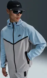Ветровка Nike TECH WOVEN WINDRUNNER серо-голубая HV6514-012