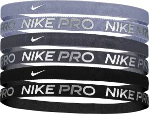 Пов'язки на голову Nike FLEX CLASSIC HEADBANDS 6PK сірі, чорні (6 штук) N.101.4434.509.OS