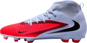 Бутсы Nike PHANTOM 6 HIGH CLUB FG/MG светло-сине-красные HQ2275-400