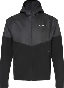 Вітровка для бігу Nike MILER REPEL WINTERIZED чорно-темно-сіра HV2669-010