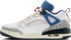 Кроссовки Nike JORDAN SPIZIKE LOW бело-сине-красные HM3712-164