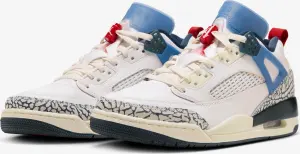 Кроссовки Nike JORDAN SPIZIKE LOW бело-сине-красные HM3712-164