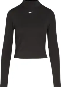 Свитшот женский Nike SPORTSWEAR ESSENTIAL RIBBED MOCK-NECK черный DV7880-010