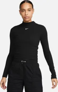 Свитшот женский Nike SPORTSWEAR ESSENTIAL RIBBED MOCK-NECK черный DV7880-010