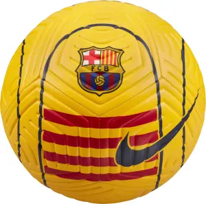 Футбольний м'яч Nike F.C. BARCELONA STRIKE жовто-червоний Розмір 5 DC2419-728