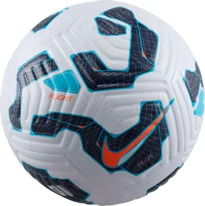 Футбольний м'яч Nike FLIGHT біло-темно-синьо-блакитний Розмір 5 FZ3023-100