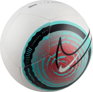 Футбольний м'яч Nike PHANTOM біло-бірюзово-червоний Розмір 5 FZ3060-102