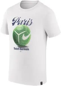 Футболка Nike PARIS SAINT-GERMAIN HOME PITCH белая FV8559-121