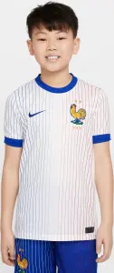 Футболка збірної Франції підліткова Nike FFF DRI-FIT REPLICA 2024-2025 виїзна біло-синьо-червона FJ4369-100