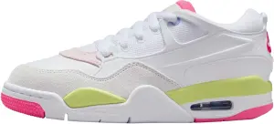 Кроссовки подростковые Nike AIR JORDAN 4 RM (GS) бело-розово-салатовые IH0169-100
