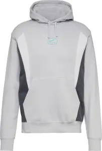 Худи Nike AIR PULLOVER HOODIE серо-бело-темно-серое HM0175-025