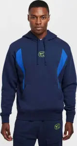 Худи Nike AIR PULLOVER HOODIE темно-сине-салатовое HM0175-410