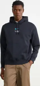 Худи Nike SPORTSWEAR SWOOSH черно-бирюзовое IB6480-011
