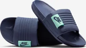 Шльопанці Nike OFFCOURT ADJUST SLIDE темно-синьо-бірюзові DQ9624-401