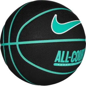 Баскетбольний м'яч Nike EVERYDAY ALL COURT 8P DEFLATED чорно-бірюзовий Розмір 7 N.100.4369.050.07