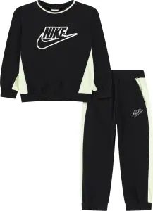 Спортивний костюм дитячий Nike FRENCH TERRY COLORBLOCKED CREW чорно-білий 86N697-023