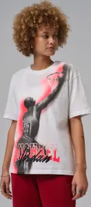 Футболка женская Nike JORDAN SPORT HERITAGE DRI-FIT GRAPHIC белая IO8722-100