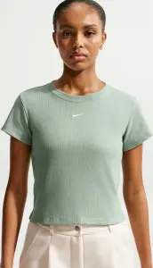 Футболка жіноча Nike SPORTSWEAR TIGHT RIBBED світло-зелена HV4994-006