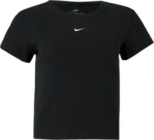 Футболка жіноча Nike SPORTSWEAR TIGHT RIBBED чорна HV4994-010