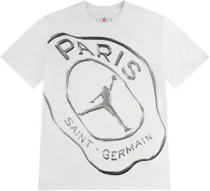 Футболка підліткова Nike PRACTICE TEE PSG біла 95F539-001