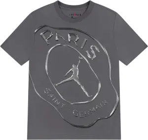 Футболка підліткова Nike PRACTICE TEE PSG сіра 95F539-783