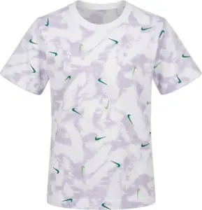 Футболка підліткова Nike SPORTSWEAR біло-бузково-зелена II0458-100