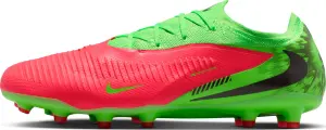 Бутсы Nike PHANTOM 6 LOW PRO "ERLING HAALAND" AG-PRO EH салатово-красные IH1777-603