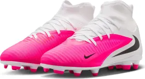 Бутси дитячі Nike JR PHANTOM 6 HIGH CLUB FG/MG біло-рожеві IH1791-901