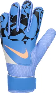Вратарские перчатки подростковые Nike MATCH JR - HO24 сине-черно-персиковые HQ0258-494