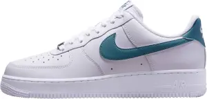 Кроссовки Nike AIR FORCE 1 07 бело-темно-бирюзовые FJ4146-114