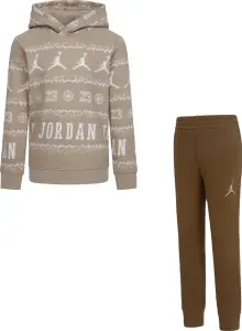 Спортивний костюм дитячий Nike JORDAN MJ HOLIDAY бежево-біло-коричневий 85C785-XOL