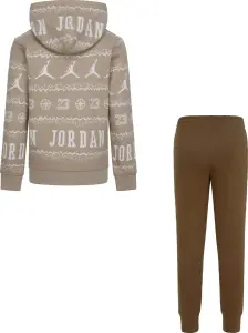 Спортивний костюм дитячий Nike JORDAN MJ HOLIDAY бежево-біло-коричневий 85C785-XOL