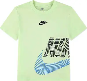 Футболка дитяча Nike IN THE ZONE JERSEY лаймово-синьо-чорна 86N759-E4Y