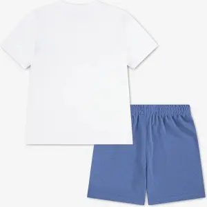 Комплект літній дитячий Nike SPORTWEAR біло-синій 86N922-B4T