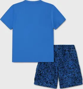 Комплект летний детский Nike DRI-FIT AIR сине-черный 86P001-UL2