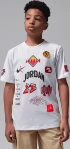 Футболка підліткова Nike JORDAN DYNASTY PATCH біла 95F385-001