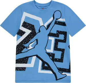 Футболка підліткова Nike SPLIT SPLATTER блакитно-чорно-біла 95F648-B9F
