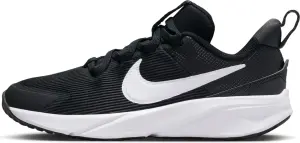 Кроссовки детские Nike STAR RUNNER 4 NN (PS) черно-белые DX7614-001