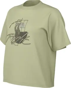 Футболка женская Nike JUMPMAN GRAPHIC светло-зеленая FD7244-371