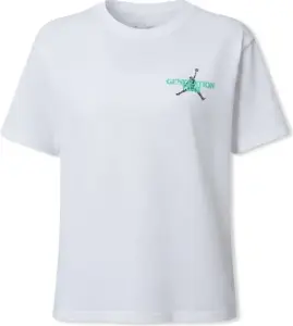Футболка женская Nike JORDAN SPORT DRI-FIT бело-зеленая IF2221-101