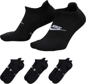 Носки Nike EVERYDAY ELEVATED NO-SHOW черные (3 пары) IH8524-902
