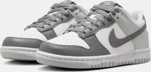 Кроссовки подростковые Nike DUNK LOW (GS) серо-белые IQ0804-102