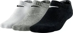 Носки Nike PERFORMANCE CUSHION NO-SHOW белые, серые, черные (3 пары) SX4721-967