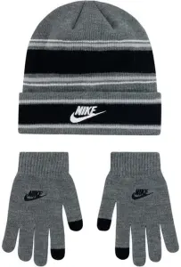 Зимний набор аксессуаров подростковый Nike MULTI STRIPE серо-черный 9A3047-GOR