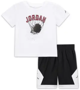 Комплект дитячий літній Nike JORDAN HOOP STYLES біло-чорний 75C998-G0T