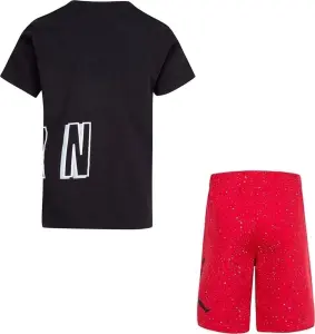 Комплект літній дитячий Nike JORDAN чорно-червоний 85B225-R78