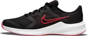 Кроссовки беговые подростковые Nike DOWNSHIFTER 11 (GS) черно-красные CZ3949-005